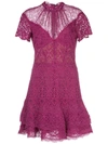 Jonathan Simkhai Short Lace Dress In Pink