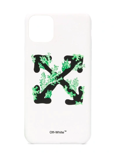 Off-white Corals Print Iphone 11 Pro Max Case In White