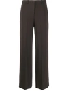 THEORY TAILORED STRAIGHT LEG TROUSERS
