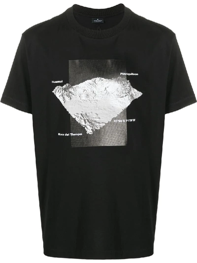 Marcelo Burlon County Of Milan Roca Del Tiempo T-shirt In Black