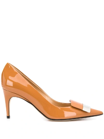 Sergio Rossi Sr1 80mm Pumps In Brown