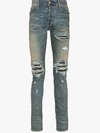 AMIRI MX1 distressed-effect slim-leg jeans