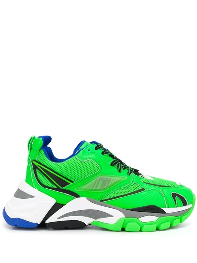 Ash Platform Trainers In Green