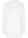 Nili Lotan Yorke Cotton-poplin Shirt In White