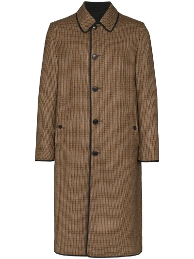 Burberry Laceby Reversible Trench Coat In Brown