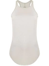 RICK OWENS RIBBED SLEEVELESS TOP