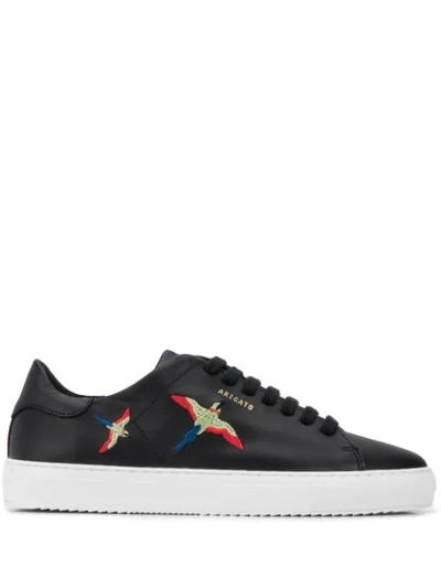 Axel Arigato Embroidered Birds Sneakers In Nero