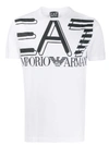 Ea7 Logo-print T-shirt In White