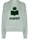 Isabel Marant Étoile Logo Printed Sweatshirt In Blue