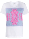Barrie Logo Cashmere Patch T-shirt In White