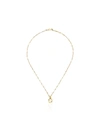 GUCCI 18KT YELLOW GOLD GG PENDANT NECKLACE