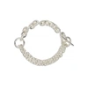 ALL BLUES DOUBLE STERLING SILVER BRACELET,3736597