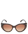 VALENTINO ROCKSTUD CAT-EYE ACETATE SUNGLASSES,000637710