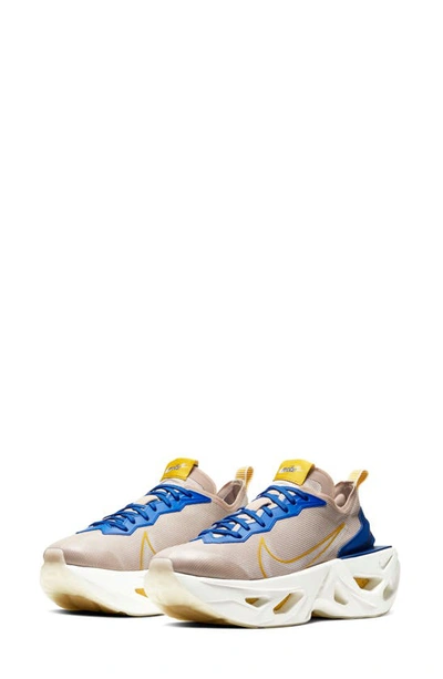 Nike Zoom X Vista Grind Sneaker In Fossil Stone/ Sail/ Hyper Blue