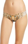 Commando Photo Printed Microfiber Thong In Photo Op Spots