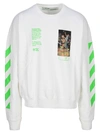 OFF-WHITE OFF WHITE PASCAL PAINTING PRINT SWEATSHIRT,11197272