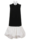 GIVENCHY TWO TONE PUFFBALL DRESS,11197087