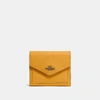 Coach Small Wallet - Women's In Gunmetal/dark Mustard