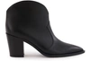 GIANVITO ROSSI LEATHER ANKLE BOOTS,GIATB8ZGBCK
