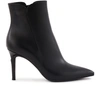 Gianvito Rossi Levy 85 Suede Ankle Boots In Black