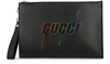 GUCCI BLADE EMBROIDERED CLUTCH BAG,597678/DTDTN/1058