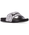 Nike Men's Benassi Jdi Print Slide Sandals From Finish Line In Black/black-white-photo B
