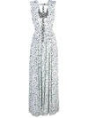 Proenza Schouler Leopard-print Deep-v Neck Dress