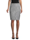 KARL LAGERFELD TWEED PENCIL SKIRT,0400012026346