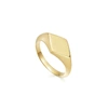 MISSOMA GOLD KITE SIGNET RING,EN G R1 NS H