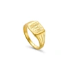 MISSOMA LUCY WILLIAMS SQUARE COIN SIGNET RING,RC G R8 NS H