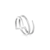 MISSOMA SILVER CLAW LACUNA RING,CW S R1 NS I