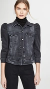 RETROFÉTE ADA DENIM JACKET FADED BLACK,RFETE30102