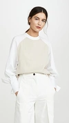 ADEAM BOW CUFF jumper