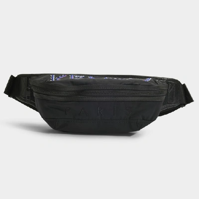 Kenzo Crew Bum Bag In Black Nylon