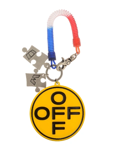 Off-white Keyring In Multicolor