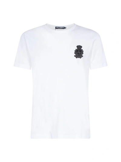 Dolce & Gabbana Short Sleeve T-shirt In White