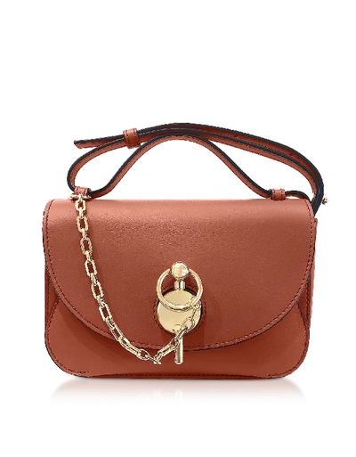 Jw Anderson J.w. Anderson Ginger Midi Keyts Crossbody Bag In Brown