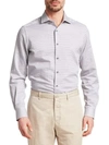 SAKS FIFTH AVENUE COLLECTION THIN STRIPE WOVEN SHIRT,0400011602437