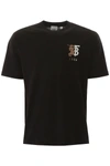 BURBERRY LOGO EMBROIDERY T-SHIRT,201481UTS000001-A1189