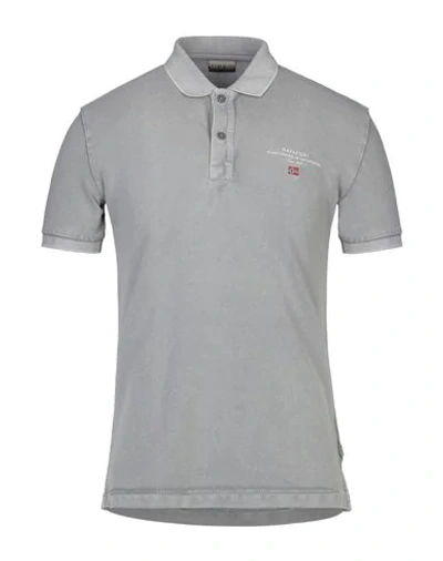 Napapijri Polo Shirt In Grey