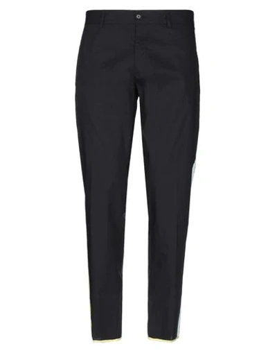 Daniele Alessandrini Man Pants Black Size 40 Cotton