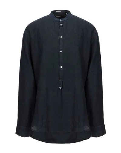 Massimo Alba Shirts In Dark Blue