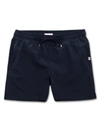 Derek Rose Aruba Shell Swim Shorts In Navy