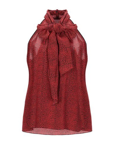 Philosophy Di Lorenzo Serafini Silk Top In Red