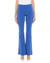 Avenue Montaigne Casual Pants In Bright Blue