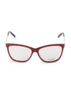 SAINT LAURENT 56MM CAT EYE OPTICAL GLASSES,0400011990046