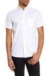 TED BAKER YESSO SHORT SLEEVE BUTTON-UP SHIRT,230491-YESSO-MMA