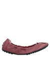 TOD'S BALLET FLATS,11412674JR 3