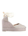 Castaã±er Espadrilles In Dove Grey