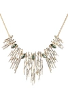 ALEXIS BITTAR NAVETTE CRYSTAL BIB NECKLACE,AB94N016